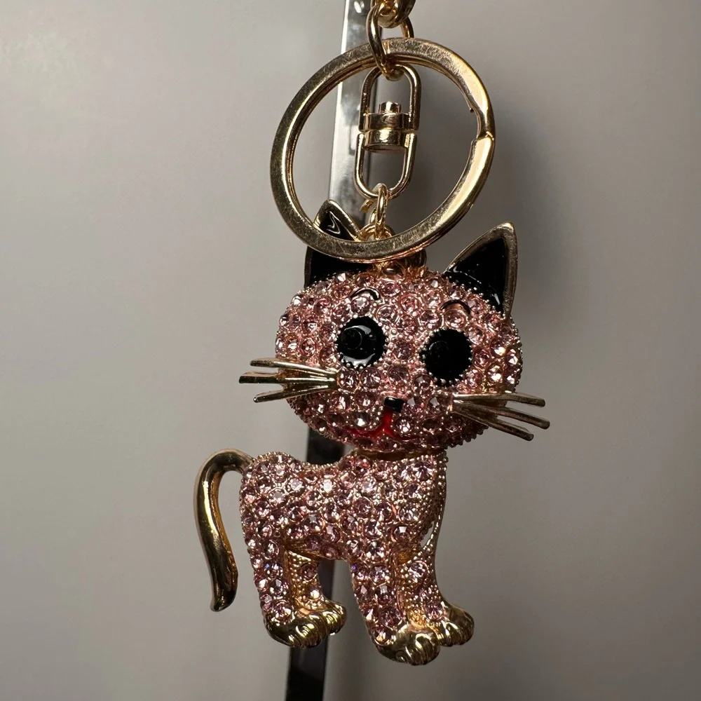 Cat purse charm or key chain NEW - Picture 4 of 5